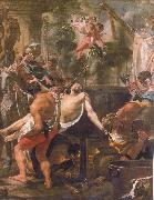 Brun, Charles Le The Martyrdom of st john the evangelist at the porta Latina Spain oil painting reproduction